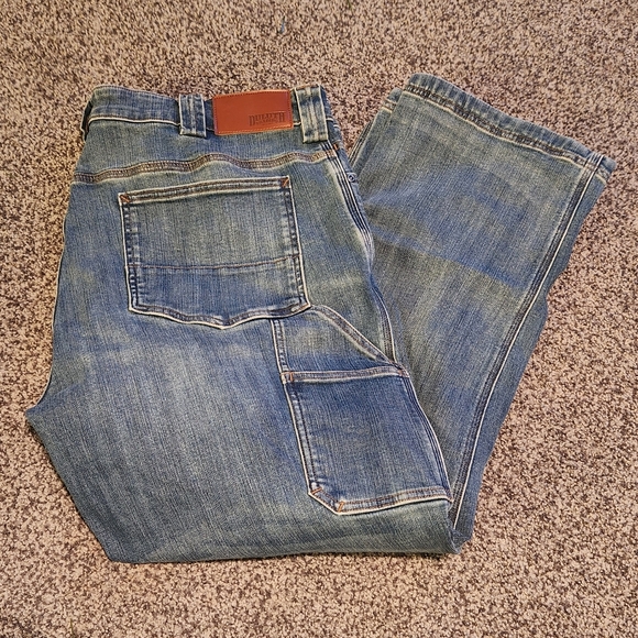 40x30 Duluth Mens Ballroom Double Flex Carpenter Jeans - Picture 3 of 13